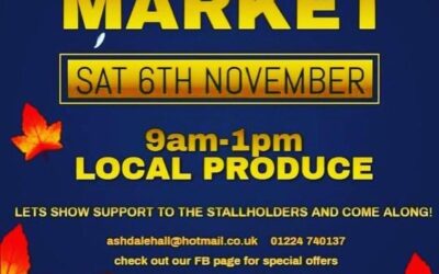 Westhill Market Saturday 6th November 2021